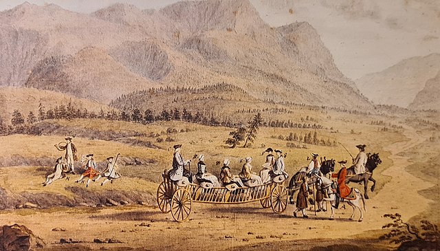 A Bernese bailiff on a visit to Grindelwald in 1760