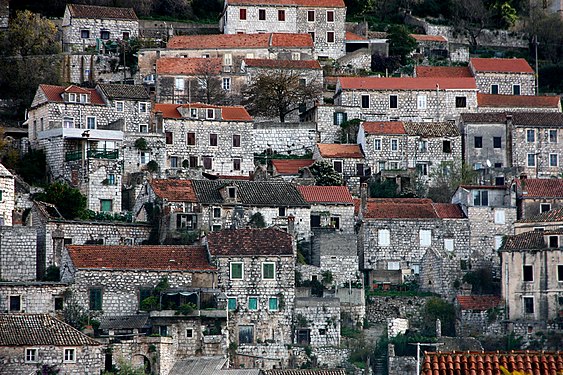 Lastovo village, Lastovo Islands Nature Park Photograph: Dijana Župan