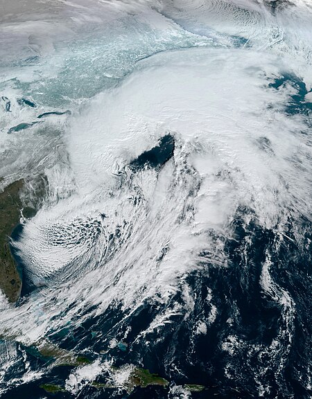 Bão tuyết & nor'easter ở Bắc Mỹ cuối tháng Một (2022)