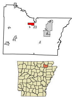 Black Rock, Arkansas City in Arkansas, United States