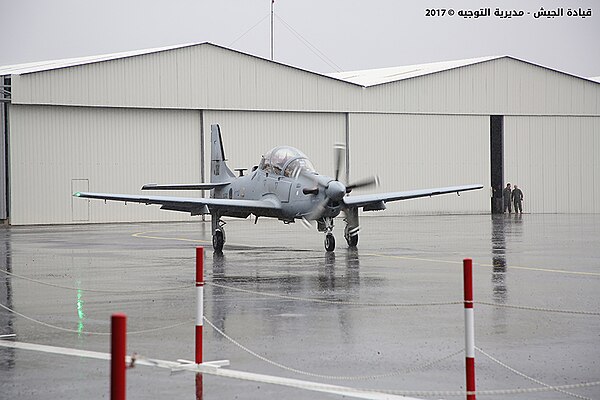 An A-29B of the Lebanese Air Force