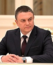 Current Commander-in-Chief of the LPR, Leonid Pasechnik Leonid Pasechnik (cropped, 2022-02-21).jpg