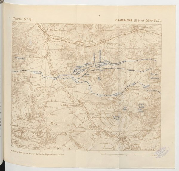 Carte N°3 – CHAMPAGNE (54eet 254e R.I.)