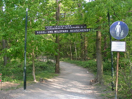 Leverkusen Wildpark Reuschenberg Eingang