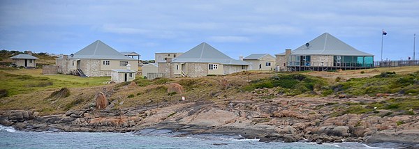 Cottages from the east, Cape Leeuwin