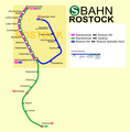 VERKEHR: Liniennetz der S-Bahn Rostock