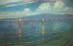 The Torchlight Fishermen, Waikiki - Lionel Walden