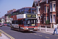 Liverbus Volvo Olympian in Anfield Liverbus Volvo Countrybus.jpg