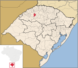 Catuípe – Mappa