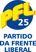 Logo of the Liberal Front Party, 1994. Logotipo do Partido da Frente Liberal.svg