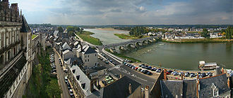 La Loire vue depuis le château d'Amboise.