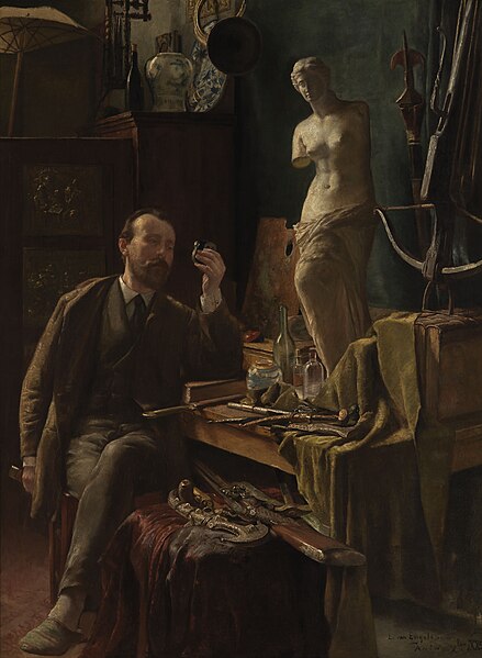 File:Louis Van Engelen - Self-Portrait in the Studio.jpg