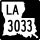 Louisiana Highway 3033 marcador