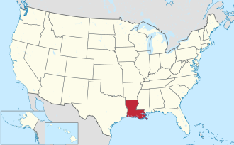 Description de l'image Louisiana in United States.svg.