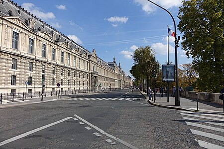 Le quai François-Mitterrand en 2014.