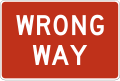 Wrong way