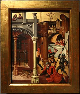 Martyr de saint Jude Thaddée, huile sur panneau, vers 1495-1504, Milan, Musée Poldi-Pezzoli.