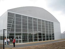 Concorde, ahora en su hangar en el parque observatorio de la aviación.