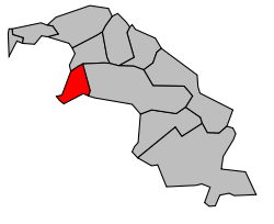 Kanton na mapě arrondissementu Nogent-sur-Marne