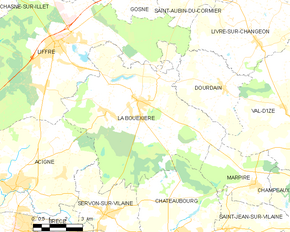 Poziția localității La Bouëxière