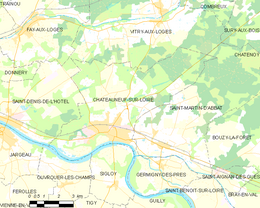 Châteauneuf-sur-Loire – Mappa