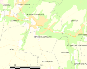 Poziția localității Béthisy-Saint-Martin