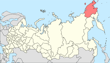 Geografska lega Čukotke