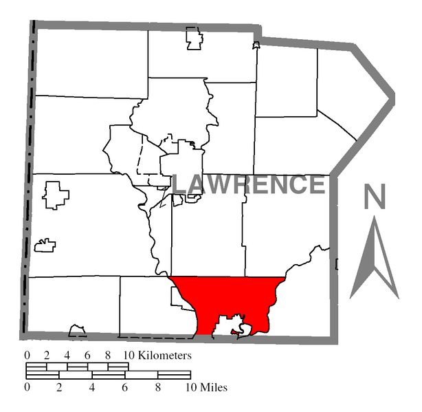 File:Map of Wayne Township, Lawrence County, Pennsylvania Highlighted.png