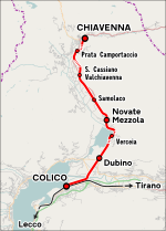 Thumbnail for Colico–Chiavenna railway