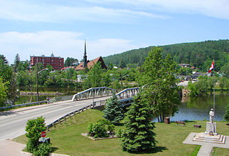 Highway 533 through Mattawa Mattawa ON 1.JPG