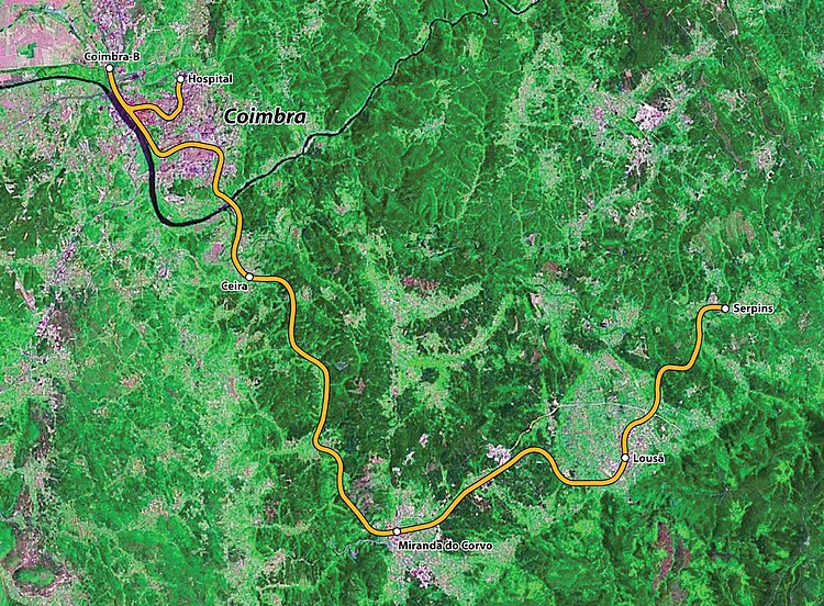 Route Arrangement in the Coimbra Region