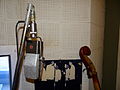 Microphone and Standing Bass with Contemporary Photo - Sun Studio - Memphis - Tennessee - USA.jpg