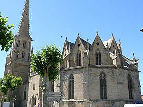 Mirepoix - Ancienne cathédrale - Chevet.JPG