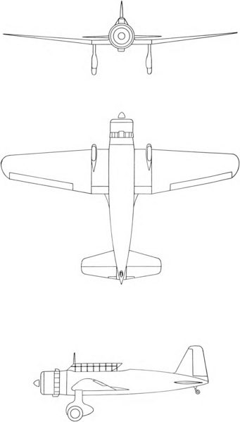 File:Mitsubishi Ki-51 3-view line drawing.png