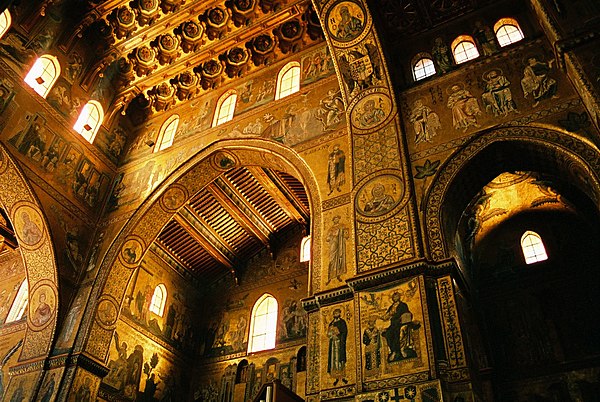 Monreale Cathedral, built during William's II reign. William and his parents are buried there.