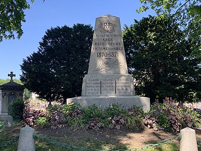 Monument aux morts de la guerre de 1870.