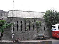 Vestígios das antigas muralhas do Fort George