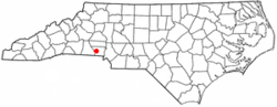 Lage von Bessemer City, North Carolina