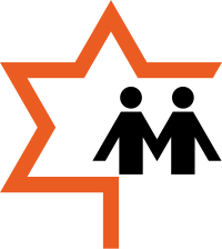 The federal NDP logo during the election. NDP logo, 1984-1993.svg