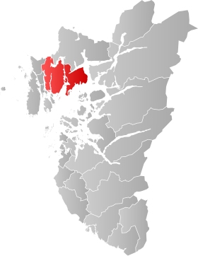 Locatie van Tysvær