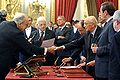 Giorgio Napolitano con Alessandro Criscuolo