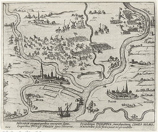 Nederlaag van het Staatse leger bij Wesel, 1595