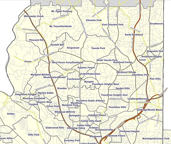 Neighborhoods of Buckhead