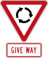 New Zealand road sign R2-3 + R2-7.1 (2008-2011).svg