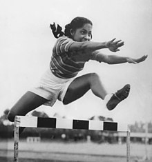 Nilima Ghose was among the first Indian female Olympians Nilima Ghose 1952.jpg