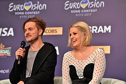 Norma John vuoden 2017 Eurovision laulukilpailussa.
