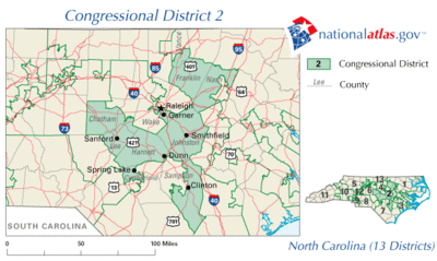 North Carolina's 2nd congressional district in 2010 North Carolina's 2nd congressional district.gif