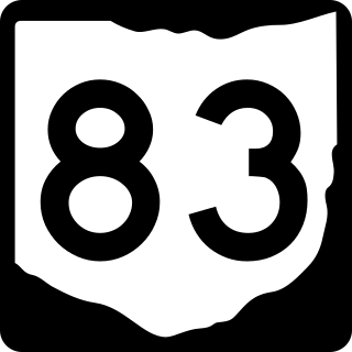 <span class="mw-page-title-main">Ohio State Route 83</span> North-south state highway in Ohio, US