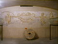 Underground chapel fresco