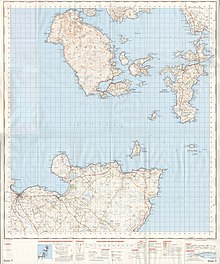 Ordnance-Survey-Kartenblatt (1959)